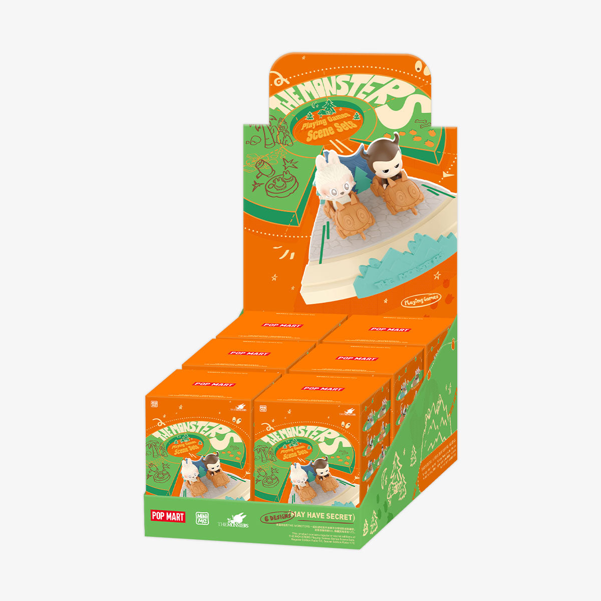 THE MONSTERS Playing Games Series Scene Sets