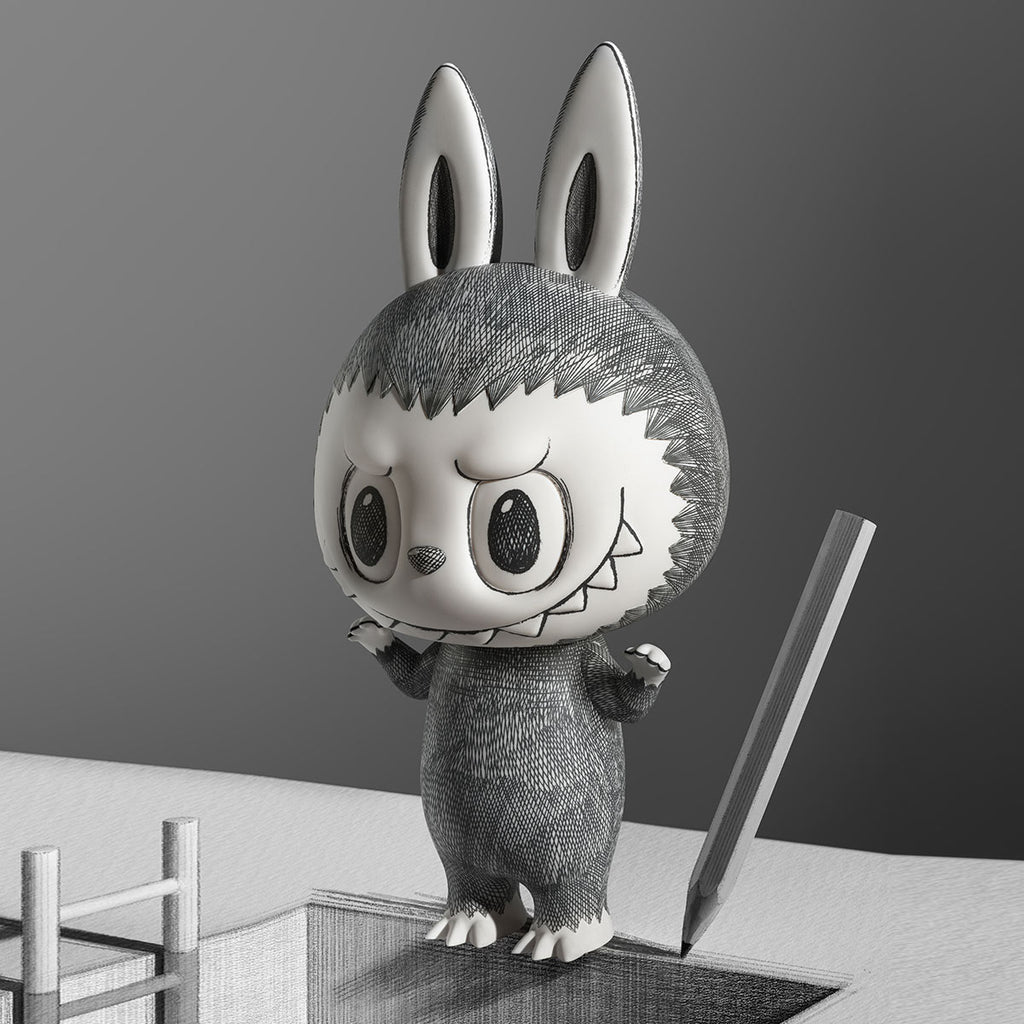 MEGA LABUBU 400% Sketch