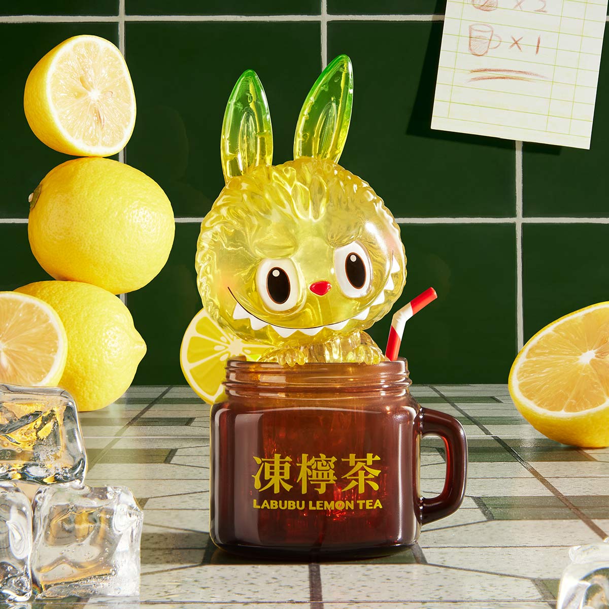 LABUBU Lemon Tea Figure