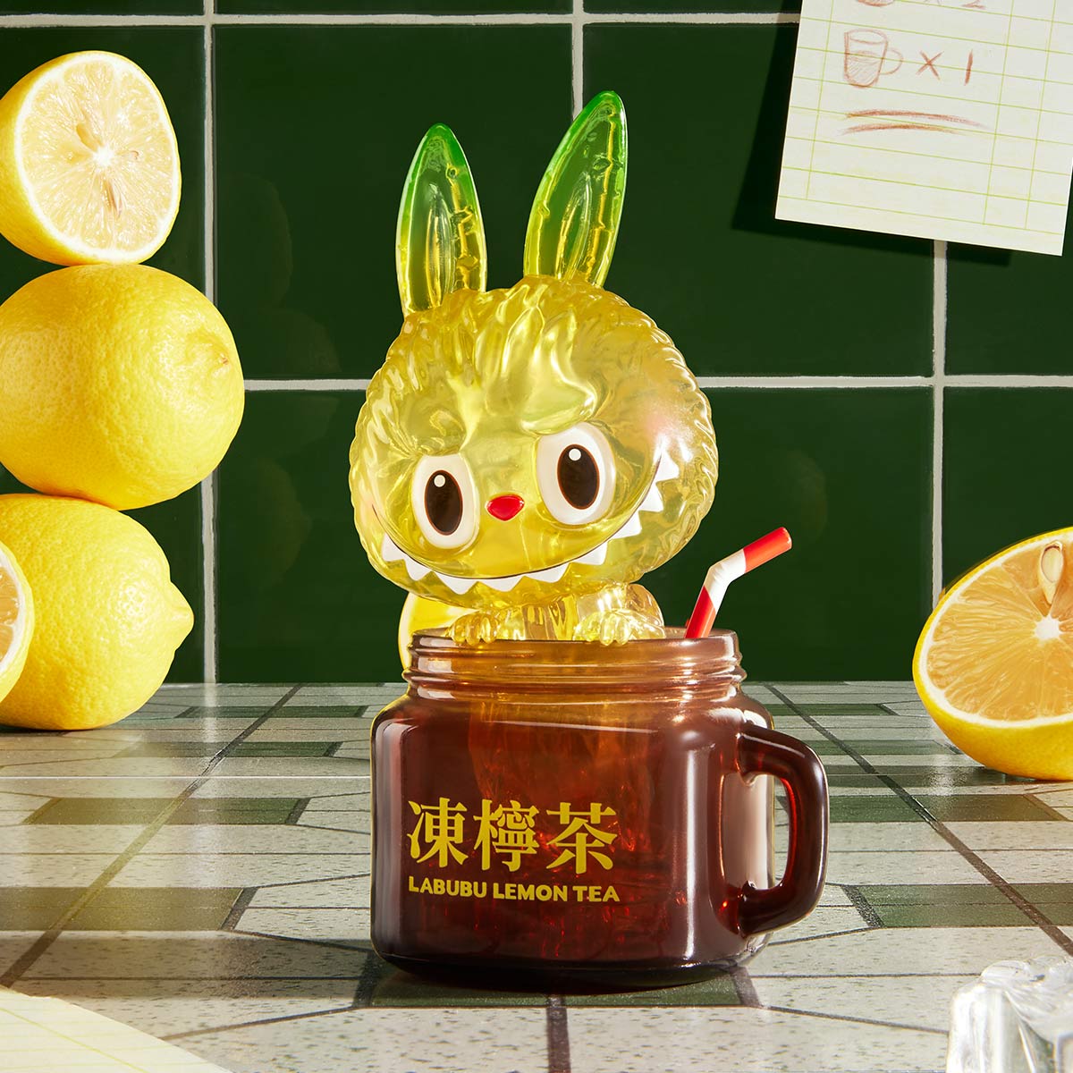 LABUBU Lemon Tea Figure