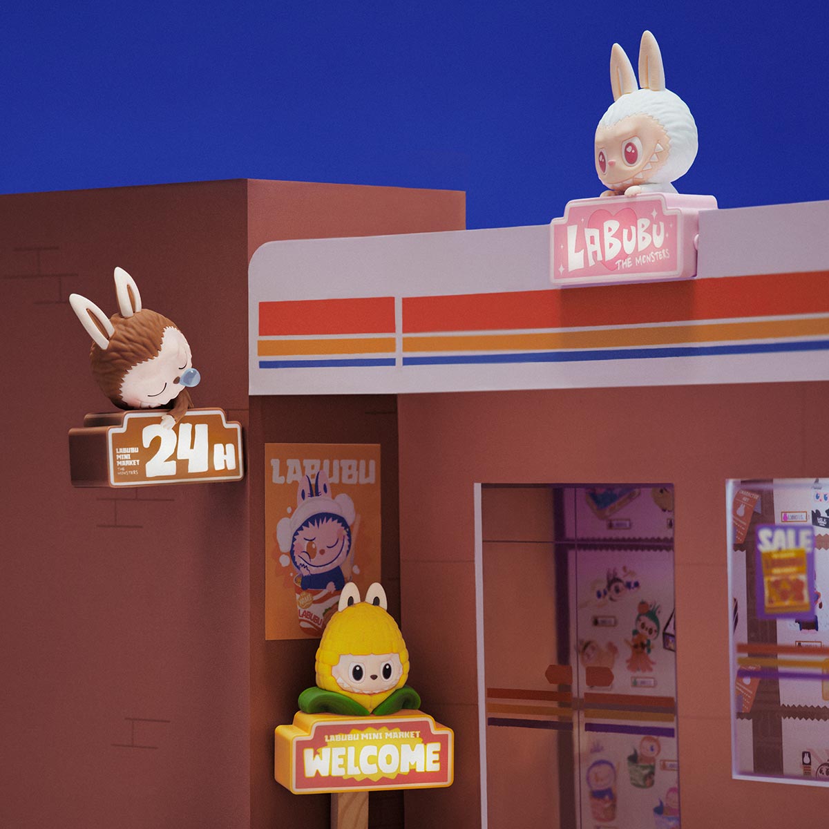 THE MONSTERS Wacky Mart Series-Fridge Magnet Blind Box1