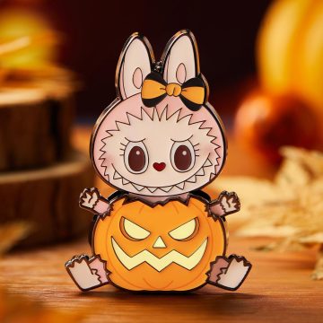 Happy Halloween Party Series- LABUBU Pumpkin Fridge Magnet Badge