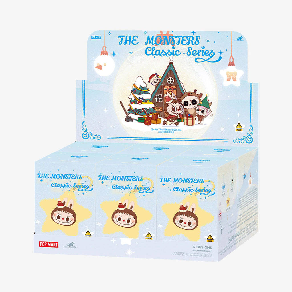 THE MONSTERS Classic Series-Sparkly Plush Pendant Blind Box