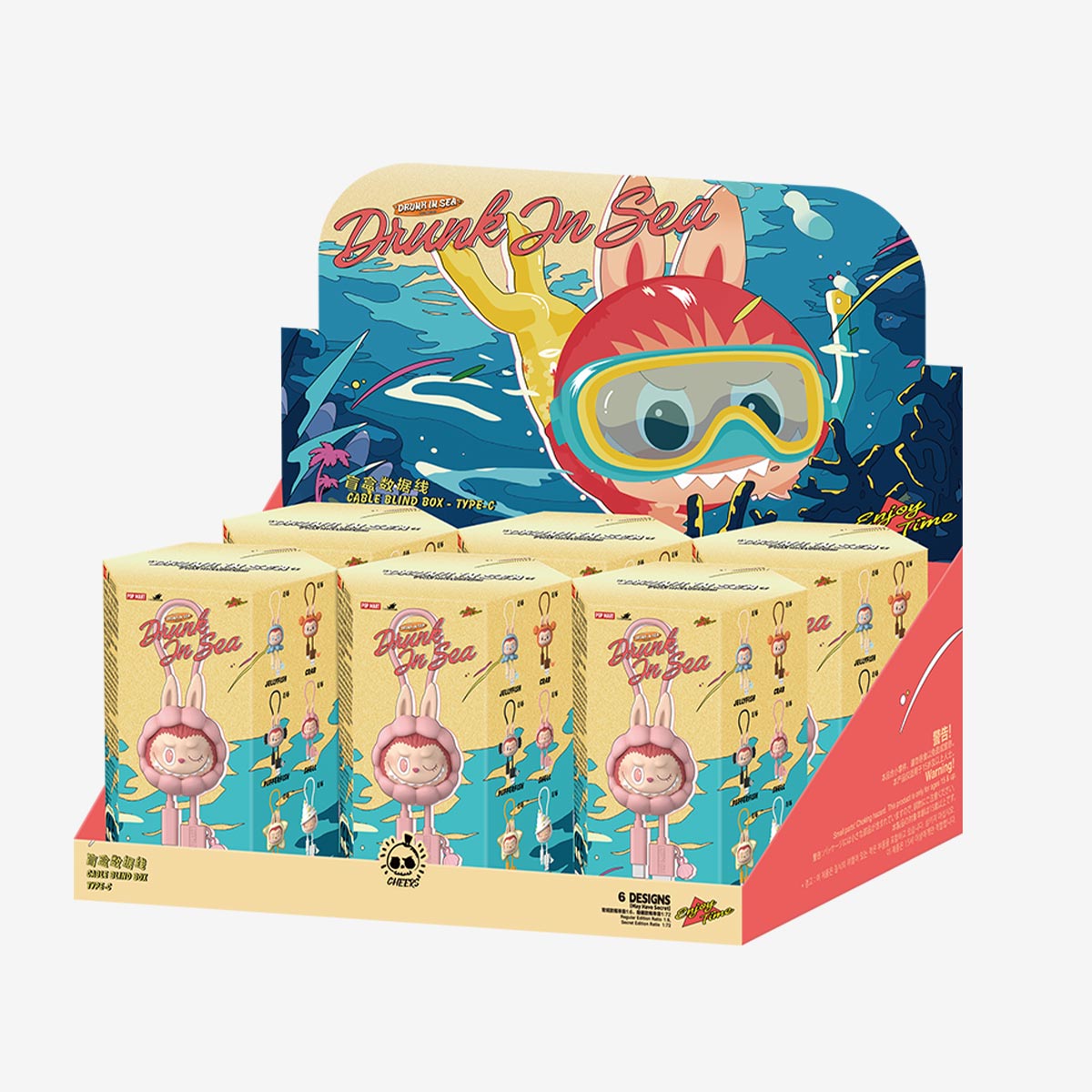 THE MONSTERS Enchanted by the Seaside Series-Cable Blind Box