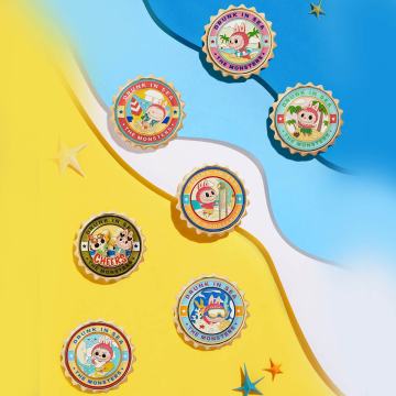 THE MONSTERS Enchanted by the Seaside Series-Fridge Magnet Blind Box