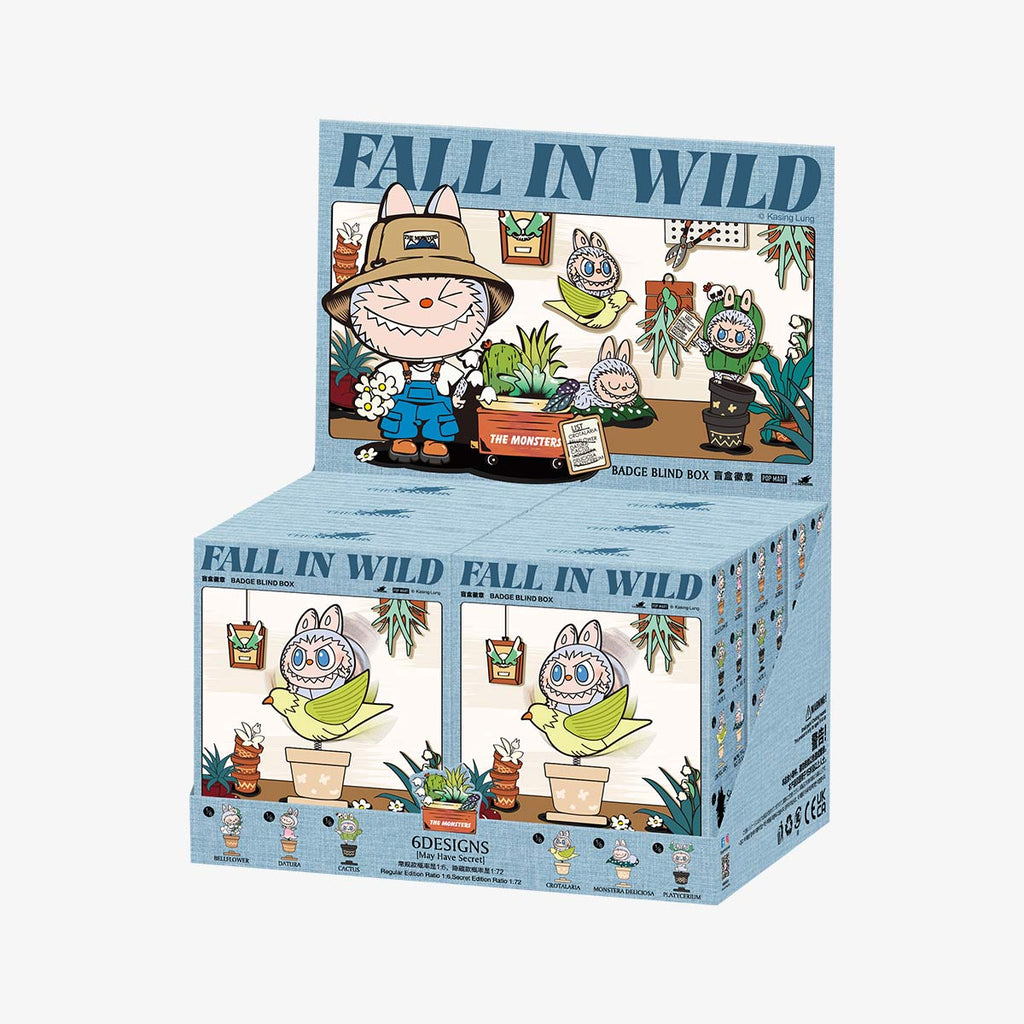 THE MONSTERS FALL IN WILD SERIES-Badge Blind Box