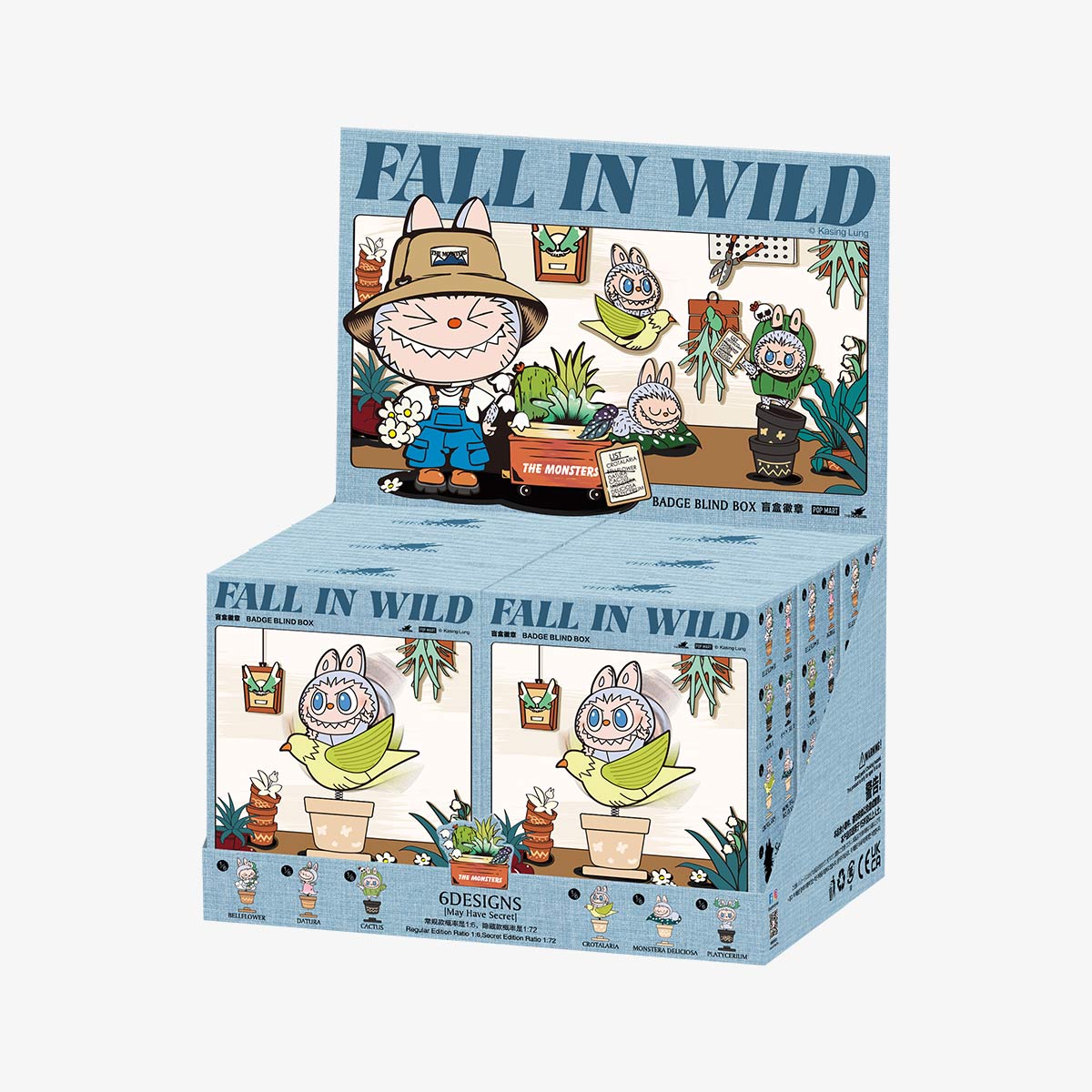 THE MONSTERS FALL IN WILD SERIES-Badge Blind Box