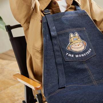 THE MONSTERS FALL IN WILD SERIES-Denim Apron Bag