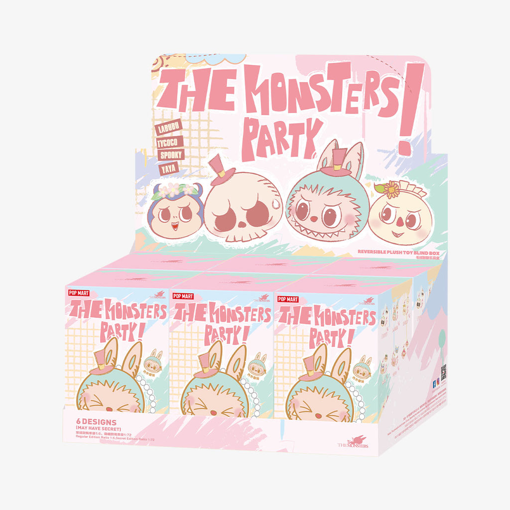 THE MONSTERS Party Series-Reversible Plush