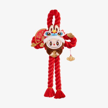 Wealthy Snake's New Year Celebration Series-LABUBU Plush Door Decoration